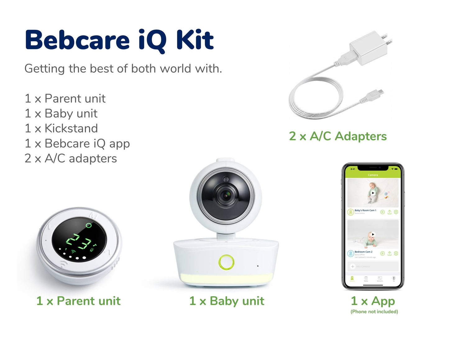 BEBCARE IQ - WIFI HD BABY MONITOR（JP）